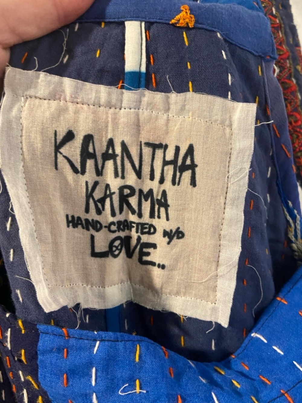 Kantha Karma Patchwork Overalls - Picture 8 of 14